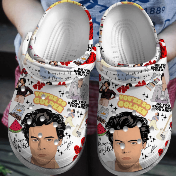 Footwearmerch Harry Styles Singer Music Crocs Crocband Clogs Shoes Comfortable For Men Women