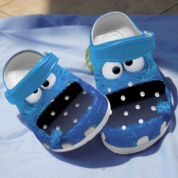 Footwearmerch Cookie Monster TV Series Crocs Crocband Clogs Shoes Comfortable For Men Women and Kids